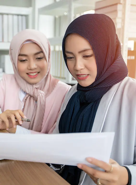 female office workers